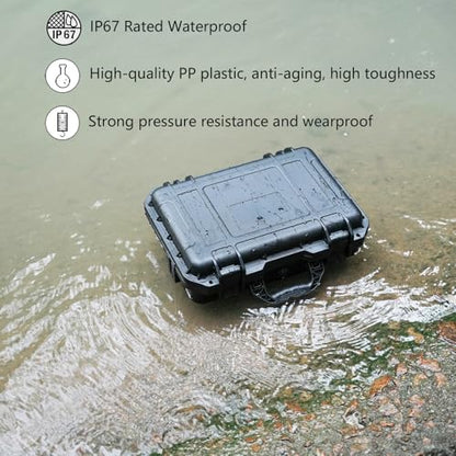 Air 3S Case,Waterproof Hard Travel Carrying Case for DJI Air 3S / Air 3 Fly More Combo,RC 2/ RC-N2 Remote Controller,Intelligent Flight Battery,Charging Hub and Other Accessories