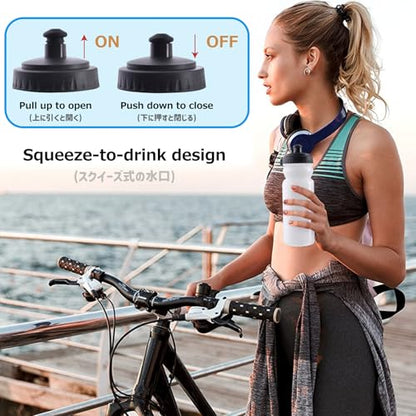 Azarxis TPU Soft Flask Collapsible Water Bottle Running Folding Gel Water Reservoir Handheld for Hydration Pack Hiking Cycling Climbing Jogging Marathon Trail Race - color: #06 White - 600ml - 1-pack