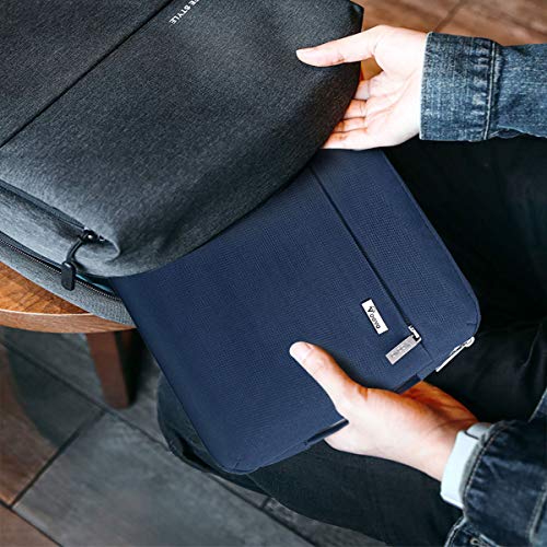 Voova Laptop Sleeve Case 14 15 Inch with Handle, 360° Protective Waterproof Slim Computer Bag Cover Compatible with MacBook Air 15 M2/M3/M4 2024-2025, MacBook Pro 14/15, Hp Chromebook 14, Blue - color: Blue, size: 14-15 Inch