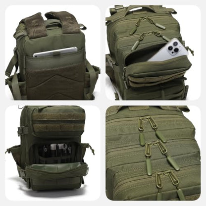 9L Mini Backpack for Men and Women, Small Backpack for Gym Hiking Travel Sports Running (20l-Green) - color: 20l-green
