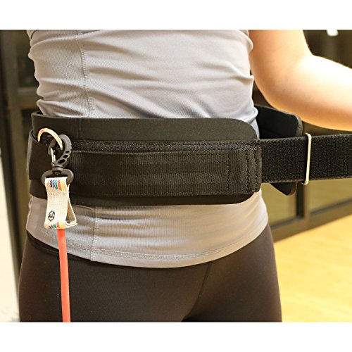 THERABAND Resistance Band Waist Belt Resistance Trainer, Attachment for Resistance Bands and Tubing, Fitness Training for Quicker Hands, Faster Feet, Toning Muscles, Speed and Agility Training - size: Medium-Large