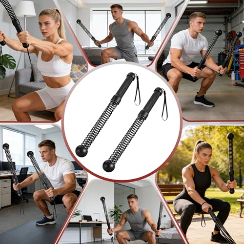 Battle Ropes Cordless & Ropeless for Home Gym – Portable Workout & Exercise Rope for Strength Building, HIIT & Low-Impact Training