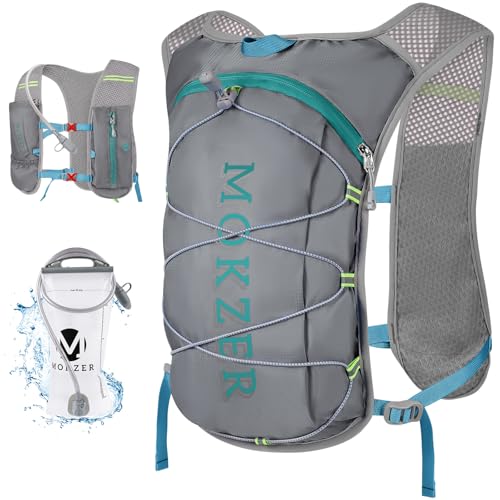 Running Hydration Vest with a 2L Water Bladder, Hydration Pack Lightweight Water Backpack for Running Hiking Cycling Marathon Trail Weekend Bags for Men Women