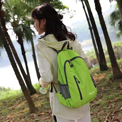 Geboldil Men's and women's leisure backpack waterproof backpack travel backpack 25L yellow - color: Yellow