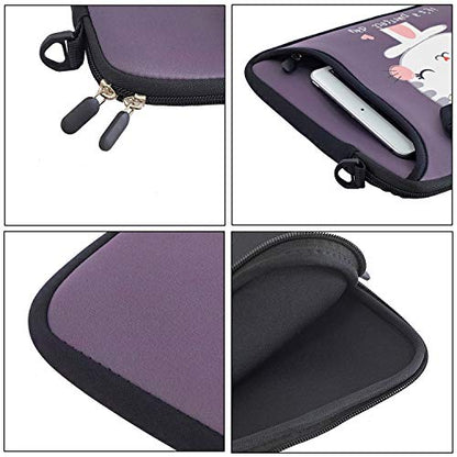 RICHEN 10 inch Messenger Bag Carrying Case Sleeve with Handle Accessory Pocket Fits 7 to 10-Inch Laptops/Notebook/ebooks/Kids Tablet/Pad (7-10.2 inch, Cute Cat) - color: Cute Cat, size: 7-10.2 inch