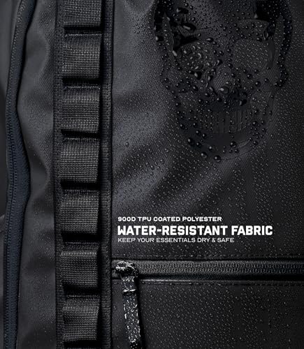 Gymreapers Gravestone 21L Backpack Travel Gym Bag Water-Resistant Lightweight Laptop Sleeve Carry On Luggage for Men & Women (Onyx) - color: Onyx