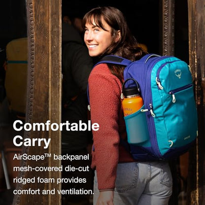 Osprey Daylite Expandable 26+6 Travel Pack, Night Shift Blue - color: Night Shift Blue