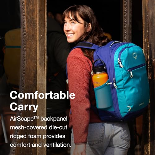 Osprey Daylite Expandable 26+6 Travel Pack, Blue Spikemoss/Alkaline - color: Blue Spikemoss/Alkaline