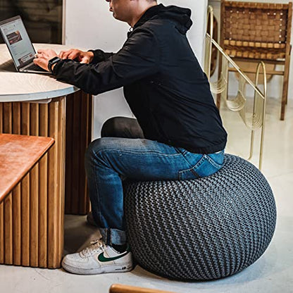 Yoga Ball Chair Cover - for 55cm and 65cm Birthing, Stability, Fitness, Balance Ball - color: Stone Grey