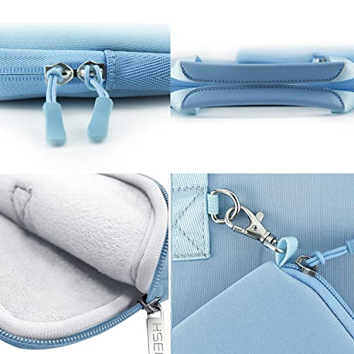 Hseok Laptop Sleeve 14 inch Case with Small Case, Compatible with MacBook Neo 14, MacBook Pro 14 M5/M4/M3/M2/M1, XPS 14 and Most 14 inch Notebooks, Neoprene Computer Handbag,SK01BL01 - color: Sk01bl01, size: 14"