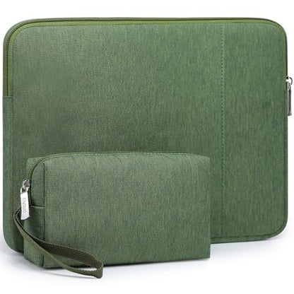 HYZUO 13 Inch Laptop Sleeve Bag Set for MacBook Air 13 M5/M4/M3/M2/M1 A3449 2026-2018, 13" MacBook Neo 2026 A3404, MacBook Pro 13 M2/M1 2026-2016, iPad Pro/Air 13, XPS 13, Surface Pro, Grass Green - color: Grass Green, size: 13 Inch
