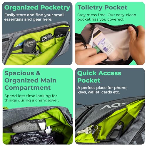 ADV Tennis Pro V3 - Tennis and Pickleball Backpack V2 - Flex Backpack - color: Pro V3 - Volt