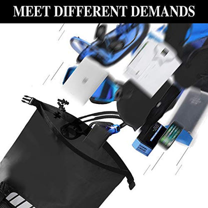 IDRYBAG Waterproof Backpack for Men 25L/45L, Dry Bags Kayak, Dry Backpack Camping Hiking - color: Black, size: 25L