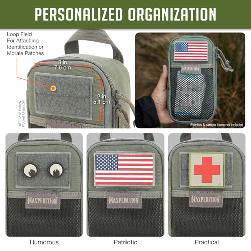 Maxpedition Skinny Pocket Organizer - color: Foliage Green