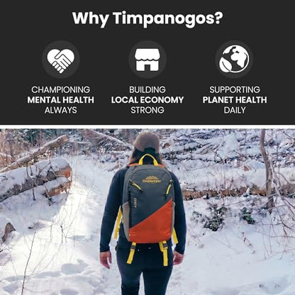 Timpanogos Elevation 22L Hiking Backpack, Lightweight Daypack for Men & Women made with Water-Resistant Ripstop Nylon, Hydration Compatible comes with Ergonomic Straps for Camping and Travel (Alta) - color: Alta