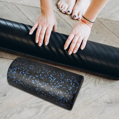 Tofficu Semicircle Yoga Half Roller Epp Foam Balance Trainer Muscle Massage Tool for Pilates and Fitness Exercise at Home