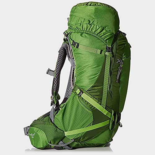 Osprey Atmos AG 65L Men's Backpacking Backpack, Mythical Green, S/M - color: Mythical Green, size: Small-Medium