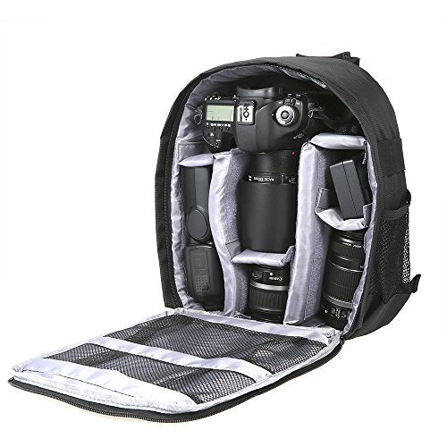 Ejoyous Camera Backpacks for Photographers, Outdoor Small DSLR Digital Camera Video Backpack, Water resistants Multifunctional Breathable Camera Bags For Unisex Outdoor Travel Hiking