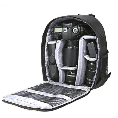 Ejoyous Camera Backpacks for Photographers, Outdoor Small DSLR Digital Camera Video Backpack, Water resistants Multifunctional Breathable Camera Bags For Unisex Outdoor Travel Hiking