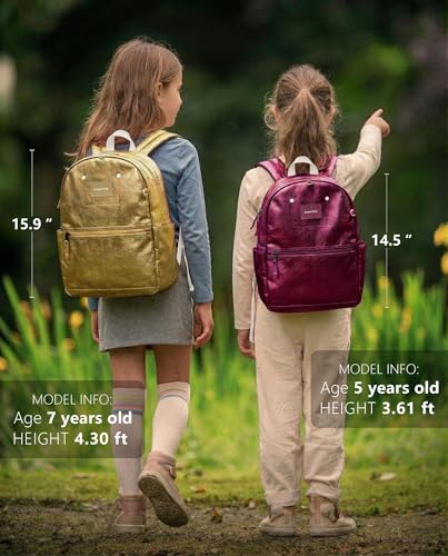 Toddler Backpack for Girls Boys 2-6 Kindergarten Elementary School Kids Backpack Boys 14" H Diaper Bag - color: Magenta