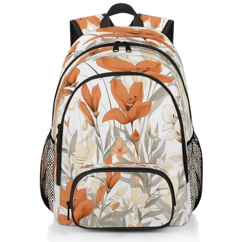 Floral Spring Laptop Backpack for Women Men, Work Computer Backpacks, 18.3 Inch Large Computer Nurse Teacher Bags Travel Casual Daypack - color: Multicolor 5