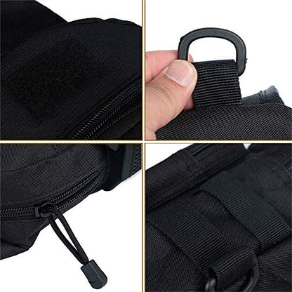 Armiya Men's Tactical Sling Bag, Small Shoulder Chest Molle Daypack Backpack for Cycling Hiking Camping Trekking