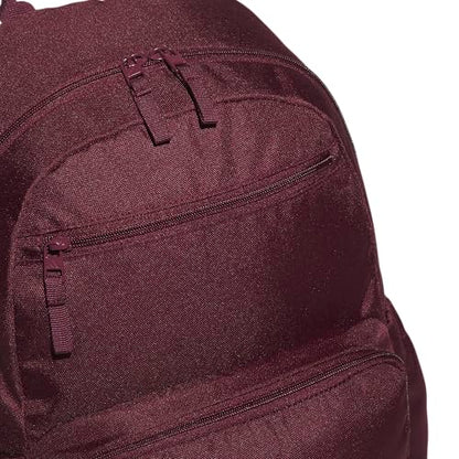 adidas Lineage Backpack for Laptop, School and Travel, 22L, Maroon/Black, OSFA - color: Maroon/Black