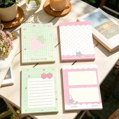 Cute Binder | M5 6-Hole Transparent Cute Binder,School Note Supplies | for School Home Study Work Business Travel Daily Weekly Monthly Filing Desk Backpack Purse Tote
