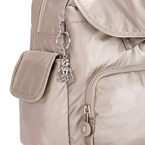 Kipling Women's City Pack Mini Backpack, Lightweight Versatile Daypack, Bag - color: Metallic Glow, size: Mini