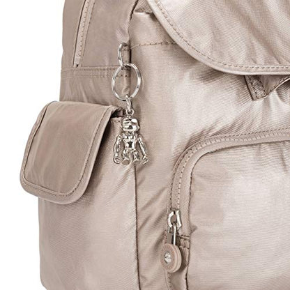 Kipling Women's City Pack Mini Backpack, Lightweight Versatile Daypack, Bag - color: Metallic Glow, size: Mini