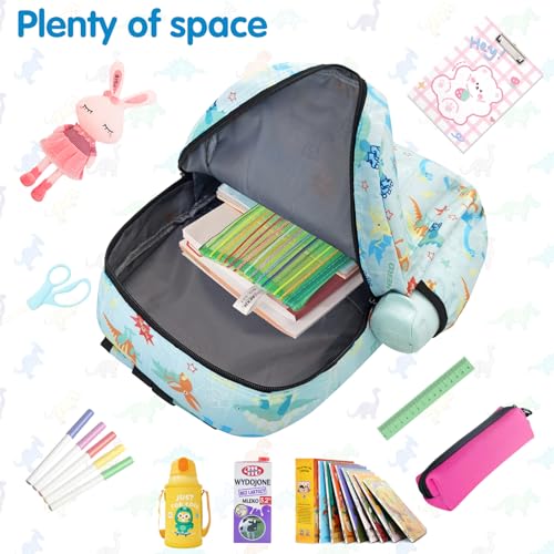 Kids Backpack for Girls Boys - Toddler Preschool Backpack School Bag Cute Kindergarten Backpack, Light Blue - color: Light Blue