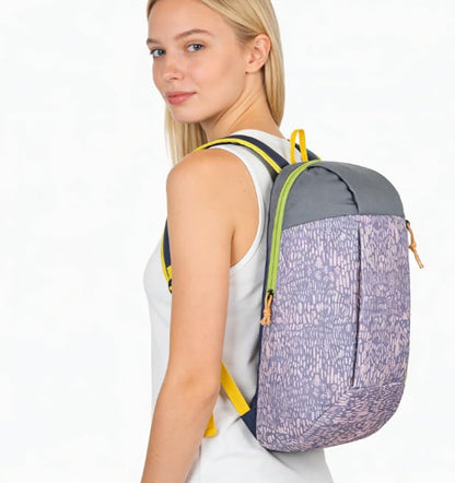 Lightweight Hydration Backpack for Men Women, Outdoor Daypack for Hiking Travel and Gym - color: Purple
