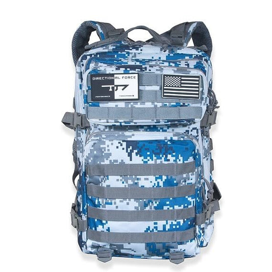 Directional Force | D1 Navy Digi-Camo Backpack | Utility Backpack with Multiple Storage Compartments | Performance Apparel & Products (Navy Digi-Camo) - color: Navy Digi-camo