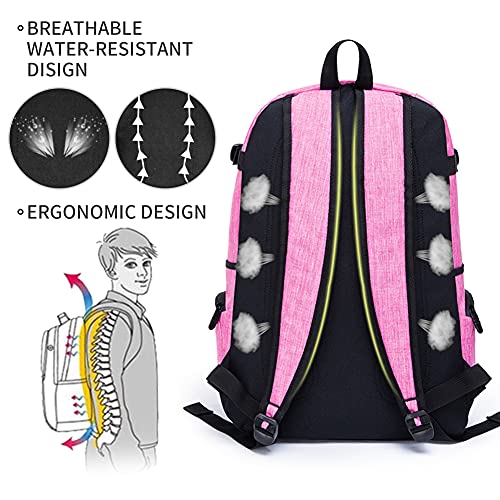rickyh style School Backpack Travel Bag for Men & Women Lightweight College Back Pack with Laptop Compartmen - color: 01nfen