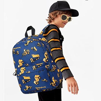 CAMTOP Preschool Backpack for Kids Boys Toddler Backpack Kindergarten School Bookbags (Engineering Navy) - color: Engineering Navy