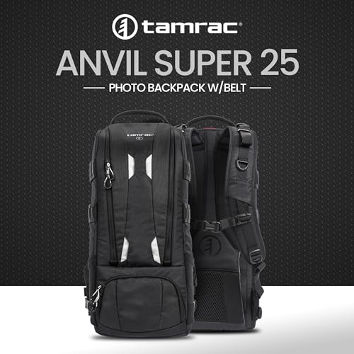 Tamrac Anvil Super 25 Camera Backpack for Photographers DSLR Camera Bag, Professional Photography Backpack, Camera Bag with Tripod Holder, Travel Camera Carrying Case, Black - style: Anvil Super 25