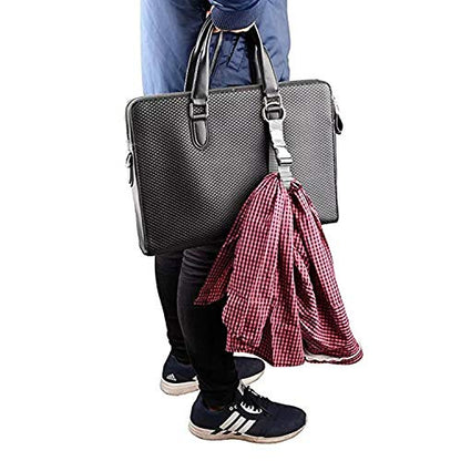 2PCS Add a Bag Luggage Strap Jacket Gripper,Heavy Duty Luggage Straps Carry-on Baggage Suitcase Straps Belts Travel Accessories (Black/Blue) - color: Black/Blue