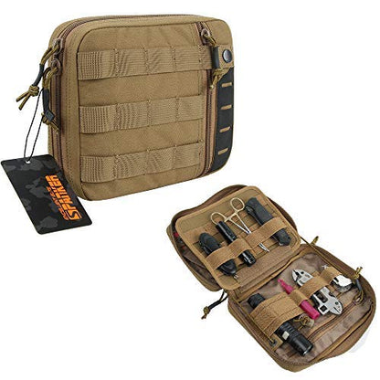 EXCELLENT ELITE SPANKER Molle Admin Pouch Tactical EDC Tool Pouch - color: Coyote Brown