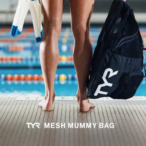 TYR Adult Mummy Mesh Backpack - Red/Navy - color: Red/Navy