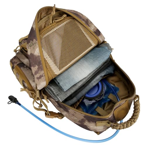 30L Military Tactical Backpack for Men 3 day Assault Pack Molle Backpack Tactical Hiking Rucksack - color: Sand