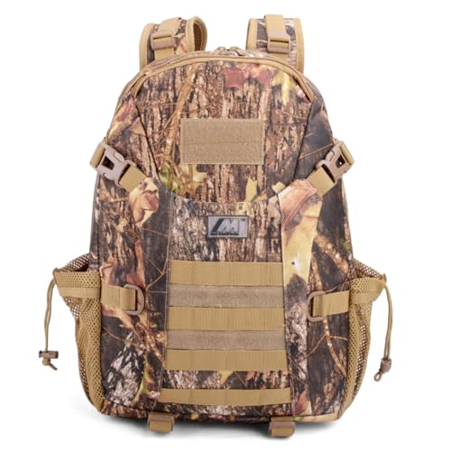 Tactical Military Assault 30L Travel Backpack, Army 3-Day Assault Pack for Camping, Hunting, Trekking, Outdoor Survival Range Molle Bag with Multi-Compartment Storage, Maple Leaf - color: Maple Leaf (Ml), size: 30 L