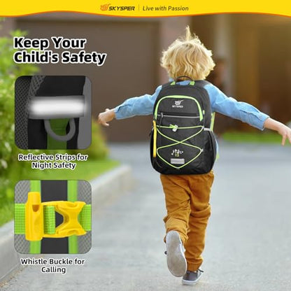 SKYSPER Kids Backpack 12L Children School Bag Child Boy Girl Pack Ages 4-8 for Traveling Day Trips Classes Camping(Grey) - color: Gray, size: Small