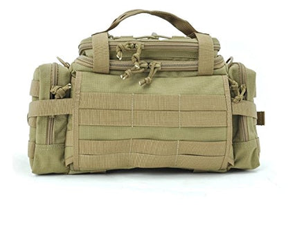 SHANGRI-LA Tactical Range Bag Outdoor Sling Backpack Hiking Fanny Waist Pack - color: Black