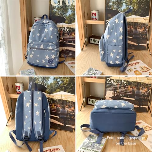 Large Travel Backpack for Women Durable Nylon Hiking Backpack Laptop Bookbag Daypack (White) - color: White