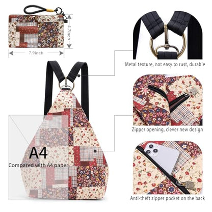 Black Butterfly Premium Backpack for Women, Bohemia Style Fashion Casual Daypack Backpack, Small Backpack Purse (26-red Plus) - color: 26-red Plus