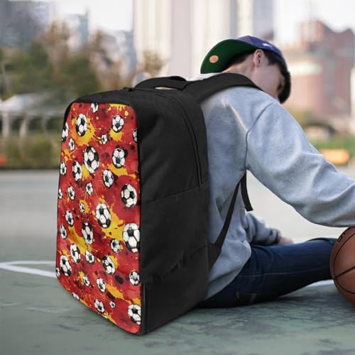 Basketball Backpack With Separate Ball Compartment And Shoes Fit Basketball Volleyball Football - color: Soccer