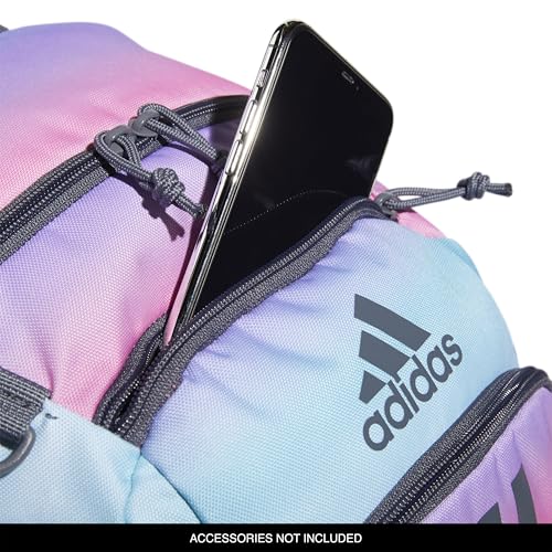 adidas Creator School Backpack for Girls & Boys — Durable Bookbag - color: Gradient Rose Tone Pink/Onix Grey