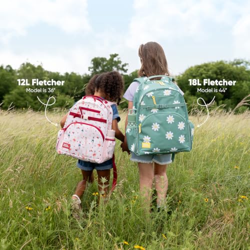 Simple Modern Medium Toddler Backpack for School Girls and Boys | Kindergarten Elementary Kids Backpack | Fletcher Collection | Kids - 15" tall | Pink Ballerina - color: -Pink Ballerina, style: Kids Medium