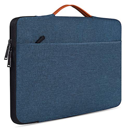 14 inch Laptop Sleeve Case for Dell XPS 15/Inspiron 14, HP Envy 14/ Chromebook 14/Pavilion x360 14,Lenovo Flex 5/IdeaPad 14, Acer HP DELL Lenovo ASUS 14-in Waterproof Computer Bag(NavyBlue) - color: Navy Blue, size: 14-15 Inch