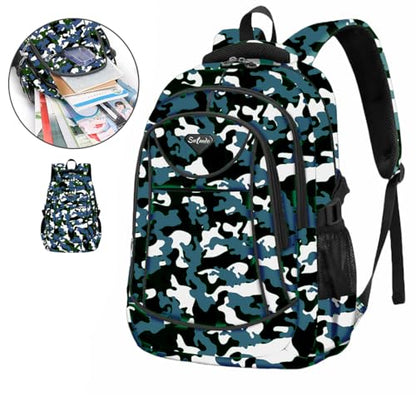 Casual Lightweight Backpacks for Boys & Girls, School Bookbags, 15 "Laptop Backpack, Travel Bag - color: 211hlan